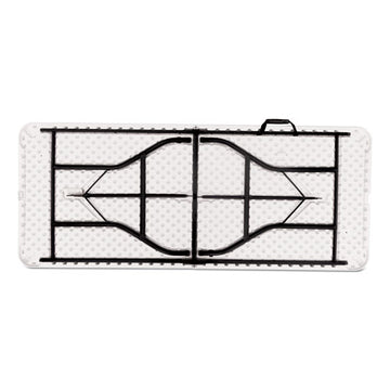 Alera® Fold-in-half Resin Folding Table, 60w X 29.63d X 29.25h, White freeshipping - TVN Wholesale